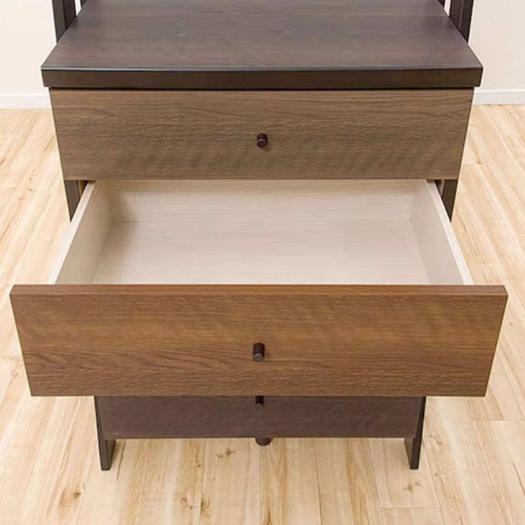 【ニトリ】チェストラック ランダム60（ダークブラウン）DBR