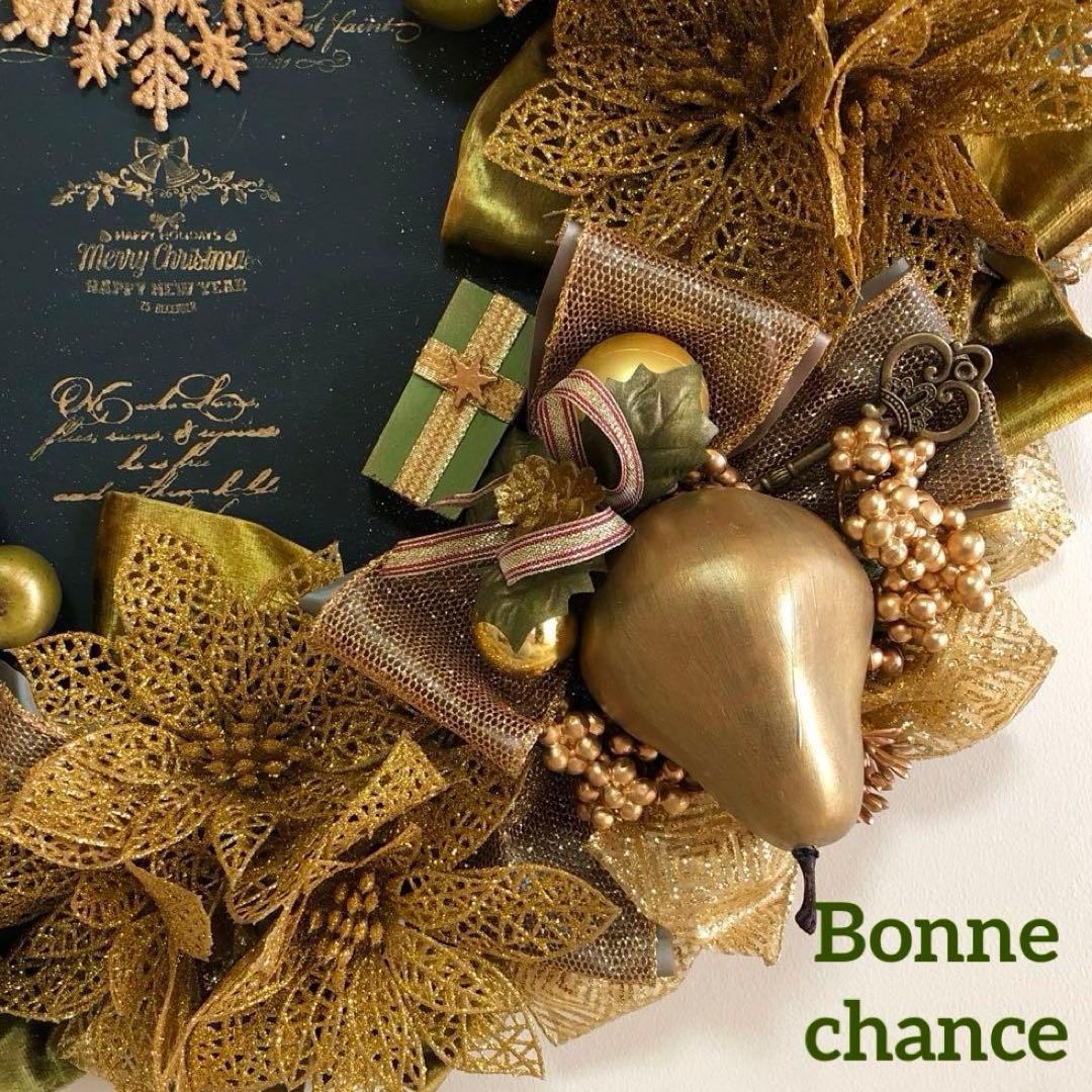 クリスマスリース　特大　大きめ　大きい　オーナメント　インテリア　ハンドメイド