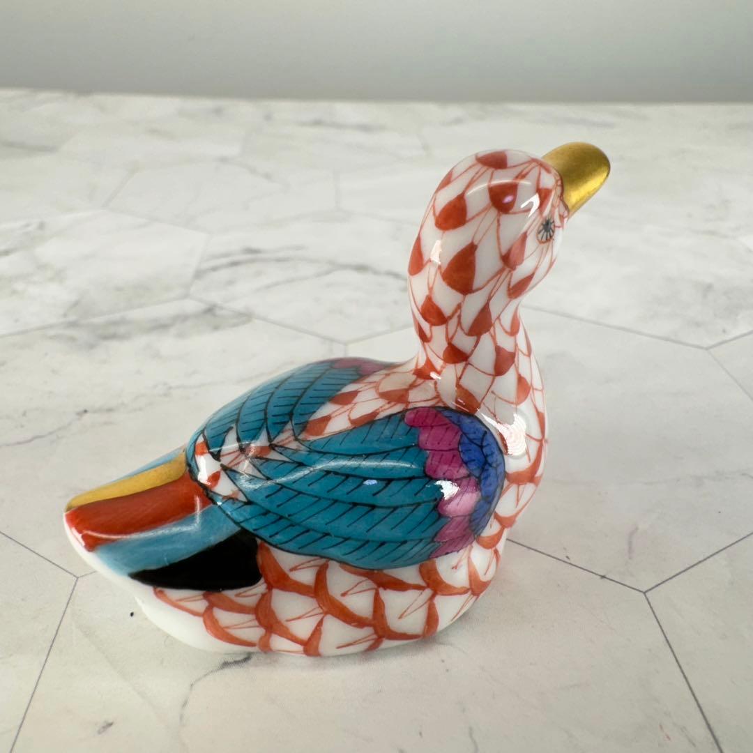 DA 1289 ヘレンド　herend カモ　置物　陶器