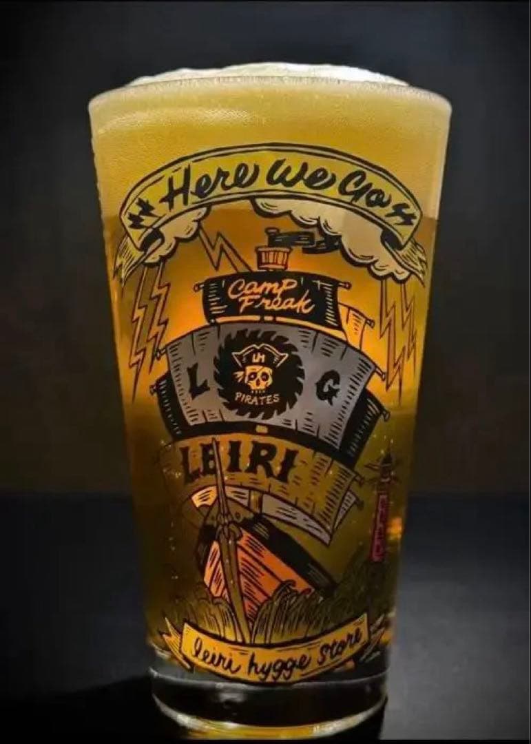 レイリーヒュッゲストア パイントグラス leiri ship GLASS