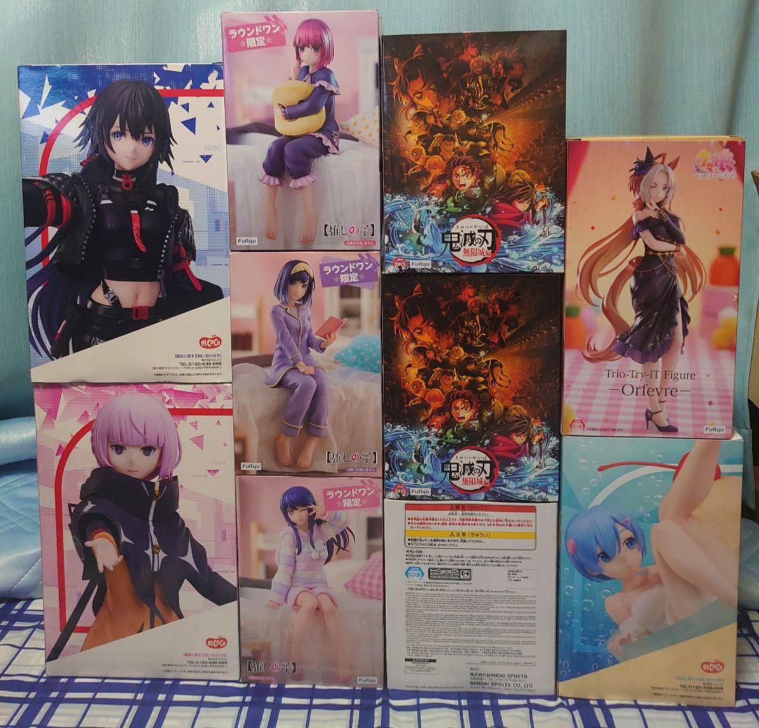 (未開封)フィギュア １０点 神椿市建設中 鬼滅の刃 推しの子 ウマ娘 リゼロ