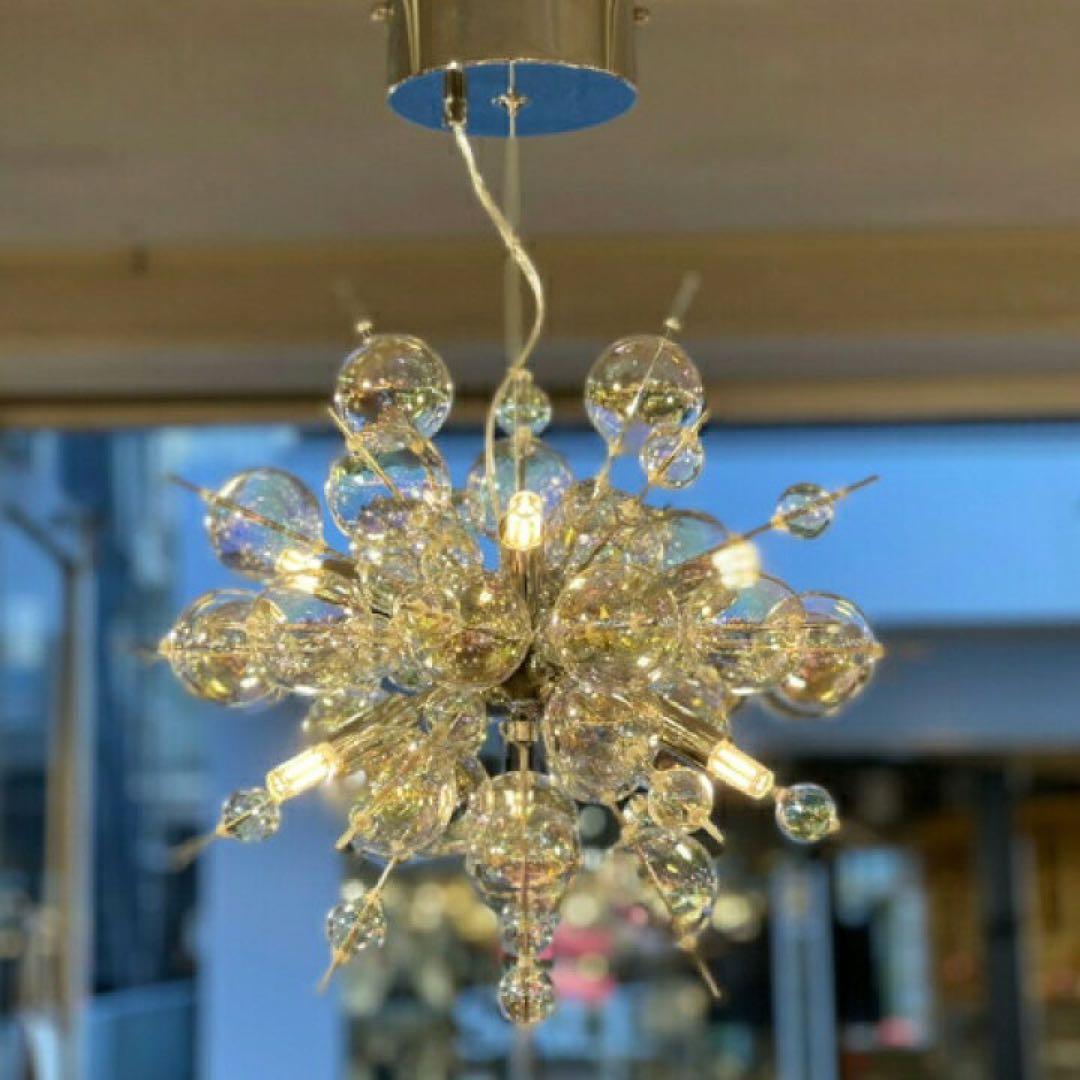 バブルシャンデリア　シルバー