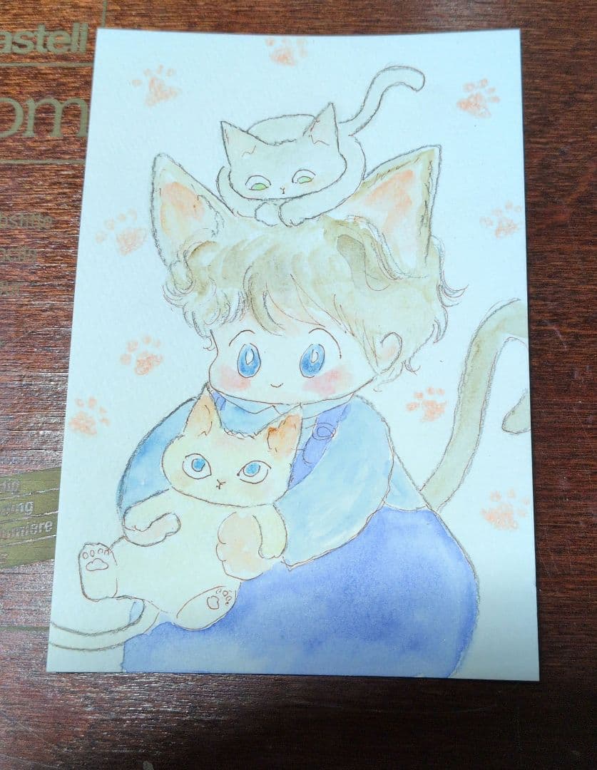 marco wu様　手描きイラスト　オリジナルイラスト　アナログイラスト