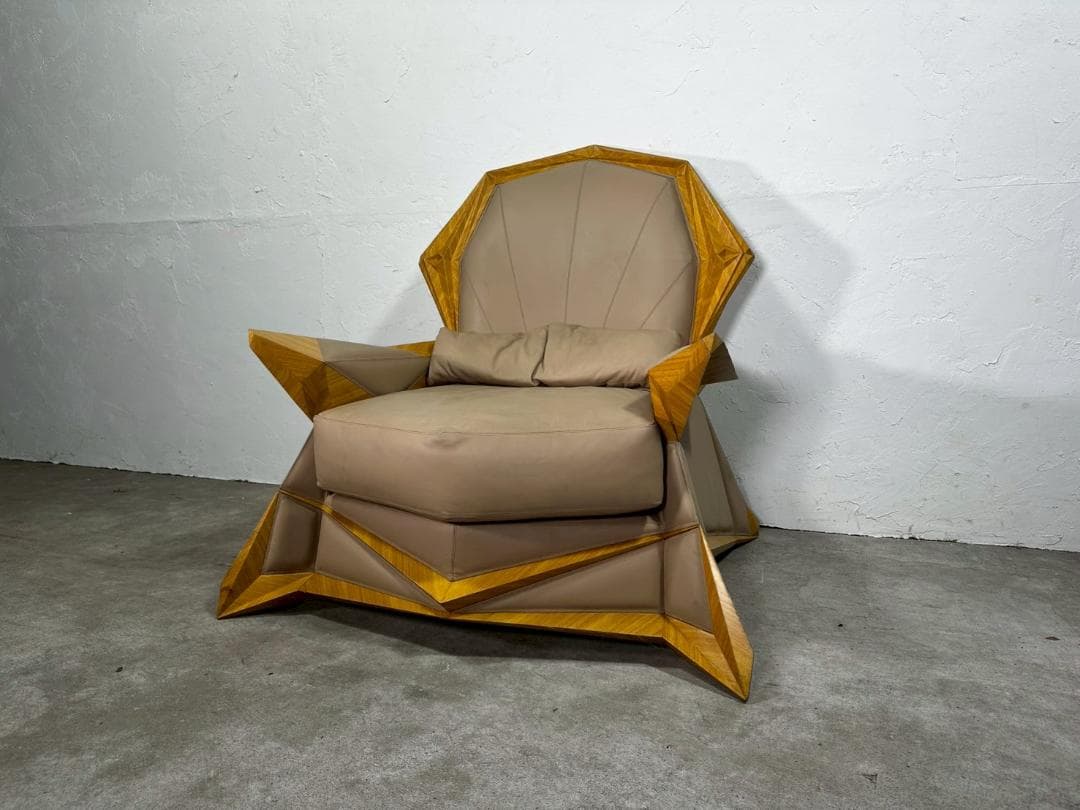 『イタリア製』ラグジュアリーチェア ラウンジチェア シングルソファ RWso66
