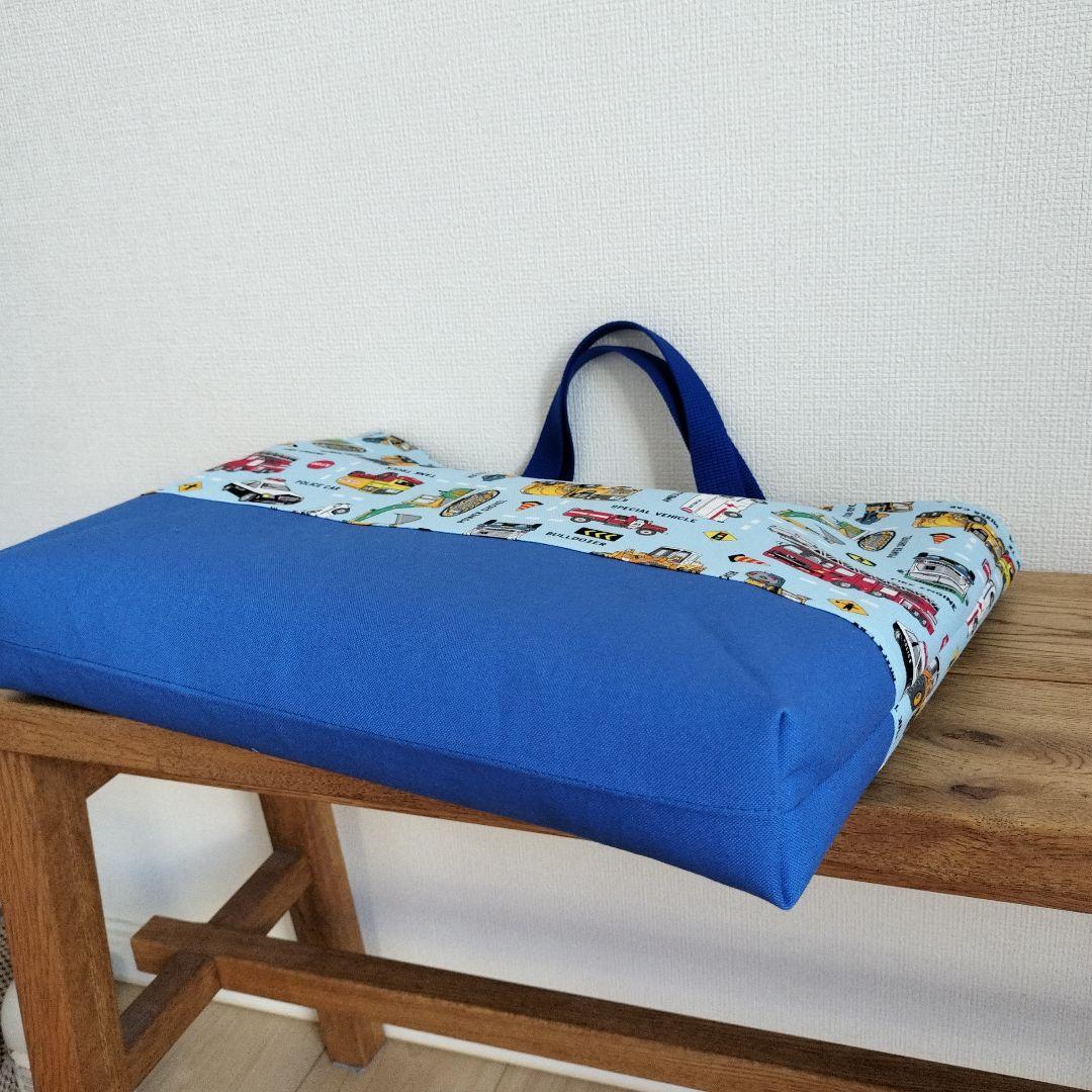 ♬80Nancyさま☆ハンドメイドオーダー専用☆6点セットはたらく車と標識ブルー