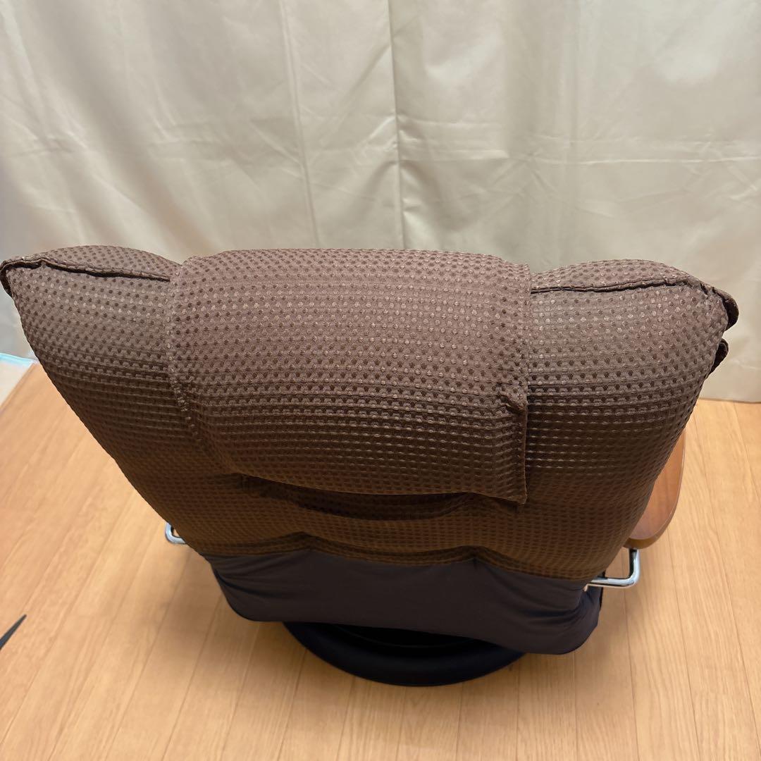 宮武製作所 ポンプ式回転座椅子 UGUISU ブラウン 肘掛け リクライニング