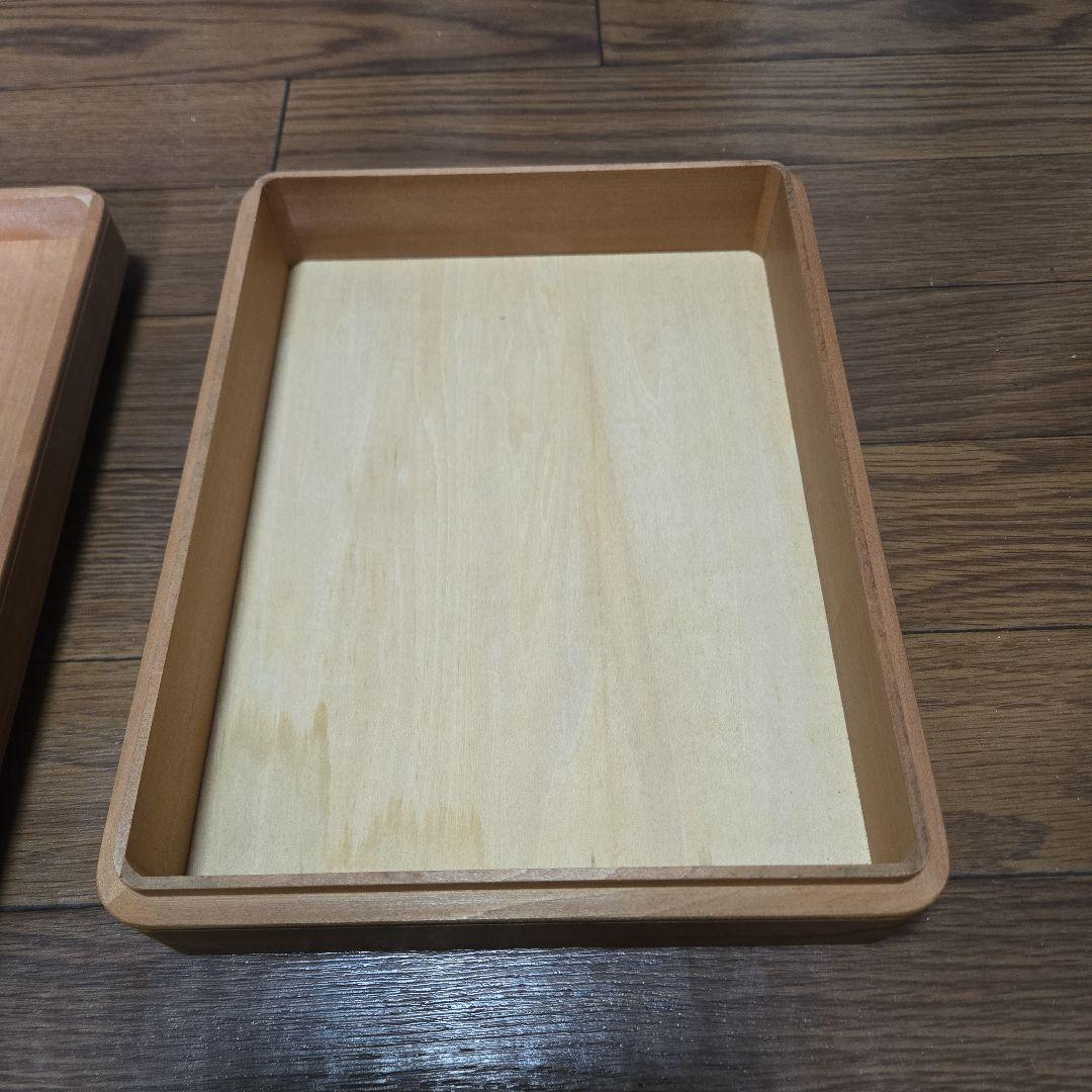 木製 鎌倉彫用桂木地 硯箱