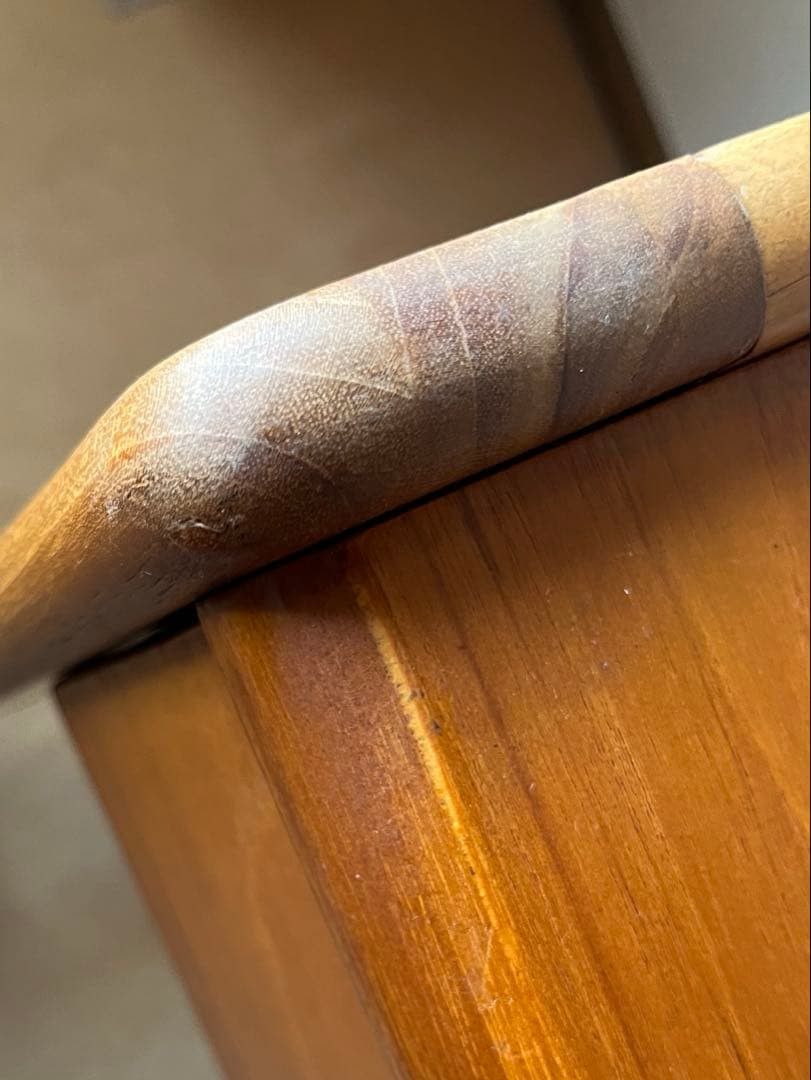 SCANTEAK 無垢材デスク チーク材 シンプル 木製机 北欧風 幅104cm