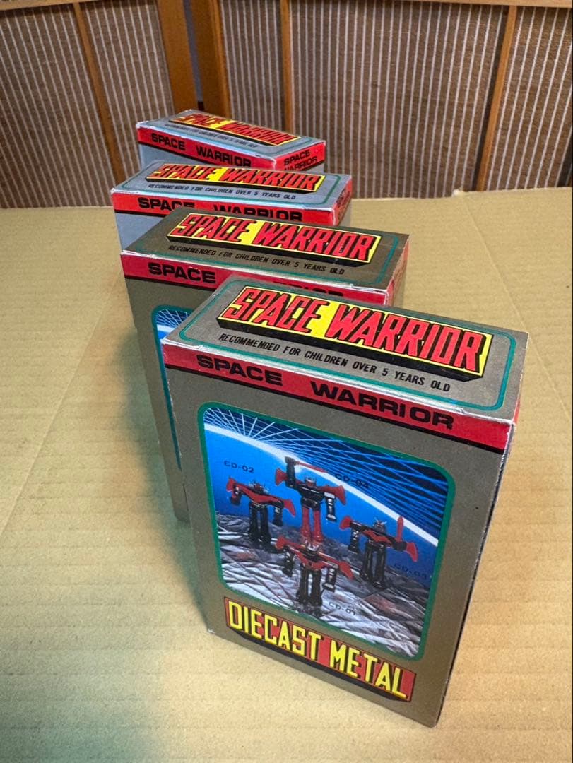 マジンガーZグレートマジンガーグレンダイザーspace warrior4体当時物