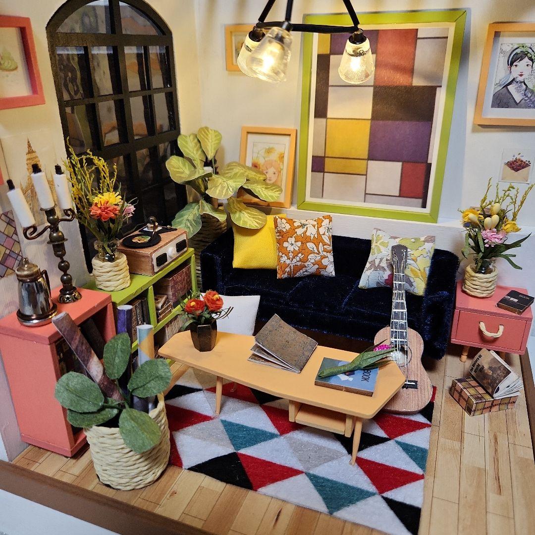 ミニチュアドールハウス【完成品】洋室