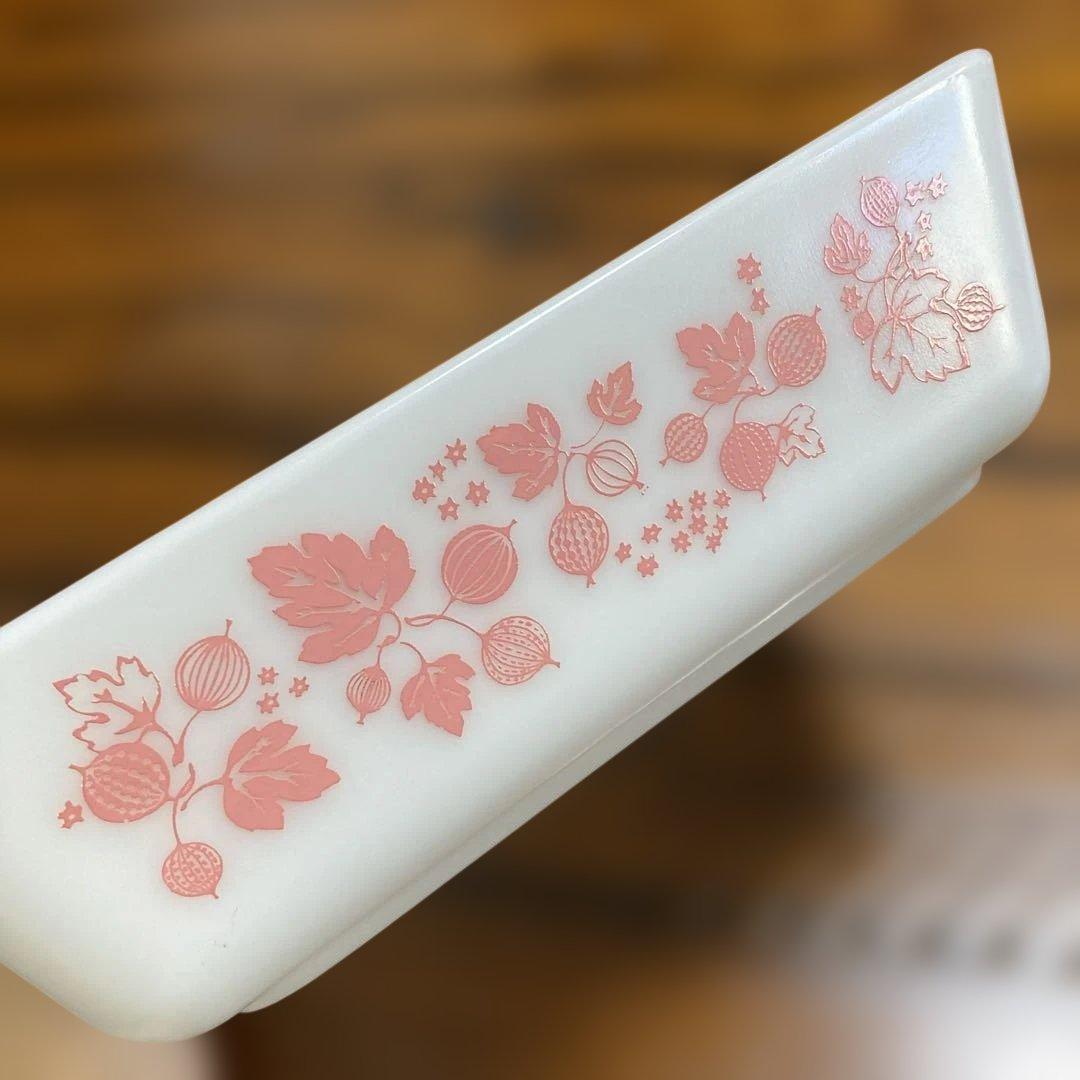 Pyrex オールドパイレックス　グーズベリー　グースベリー　レフリジレーター