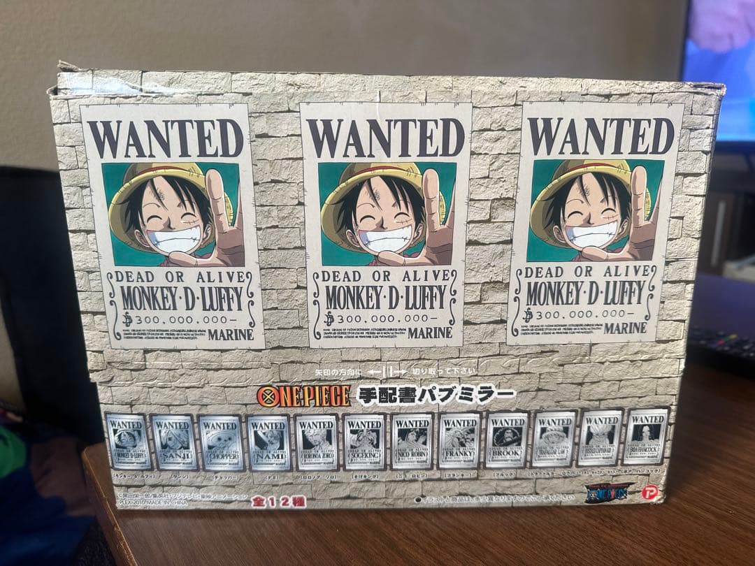 ONEPIECE手配書パブミラー12個入り