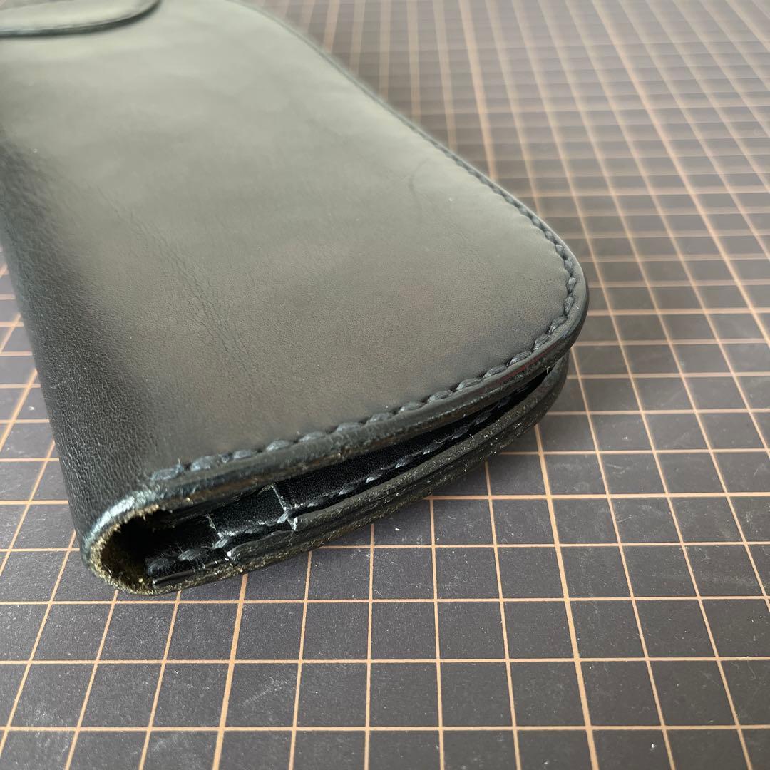 One’s Workerワンズワーカーサドルロングウォレットブラック