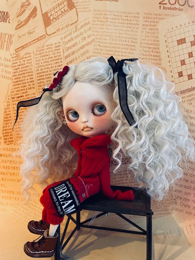 【専用】カスタム アイシードール デザインウィッグ アウトフィットフルセット