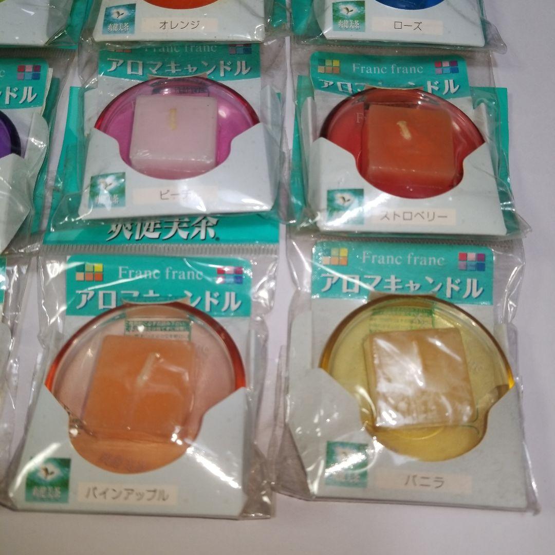 貴重品　Francfranc　爽健美茶コラボ　アロマキャンドル　12種類　当時物