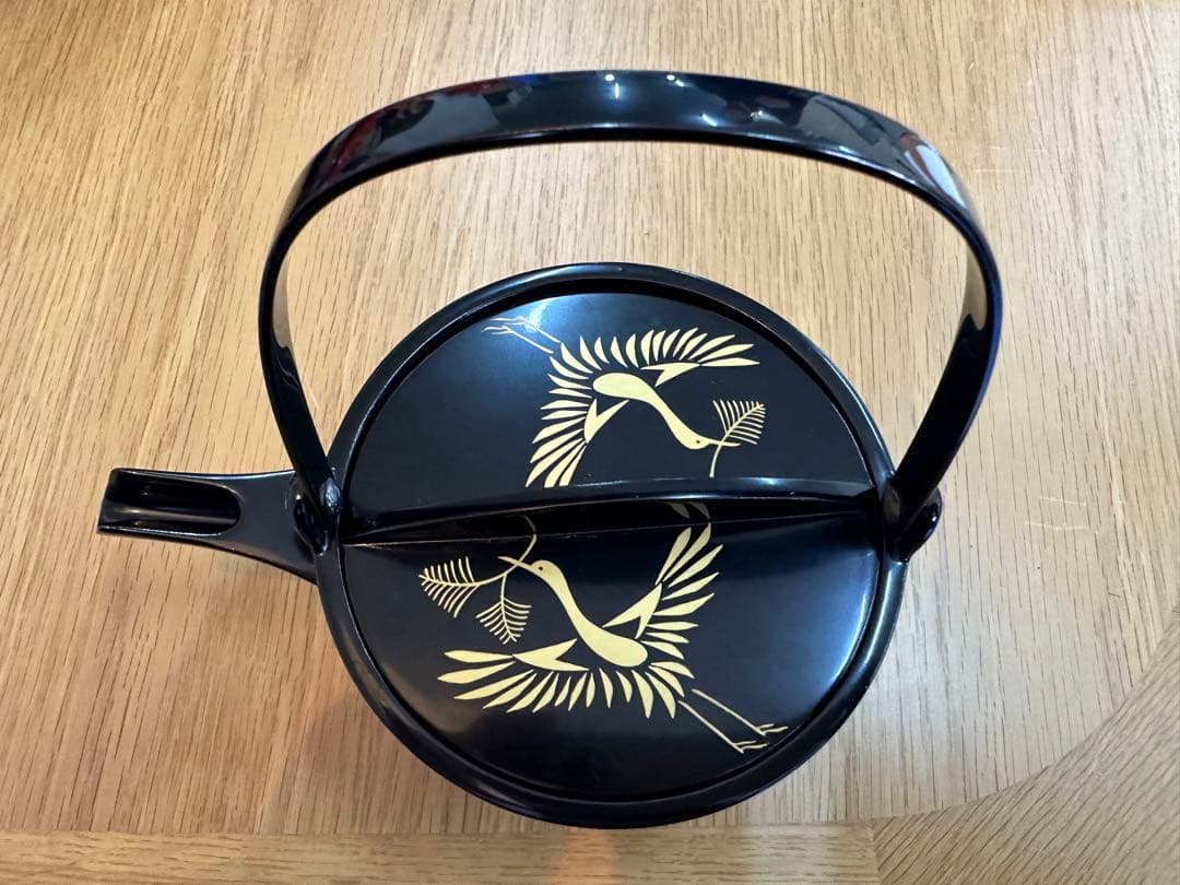 【輪島塗】松喰鶴蒔絵屠蘇器