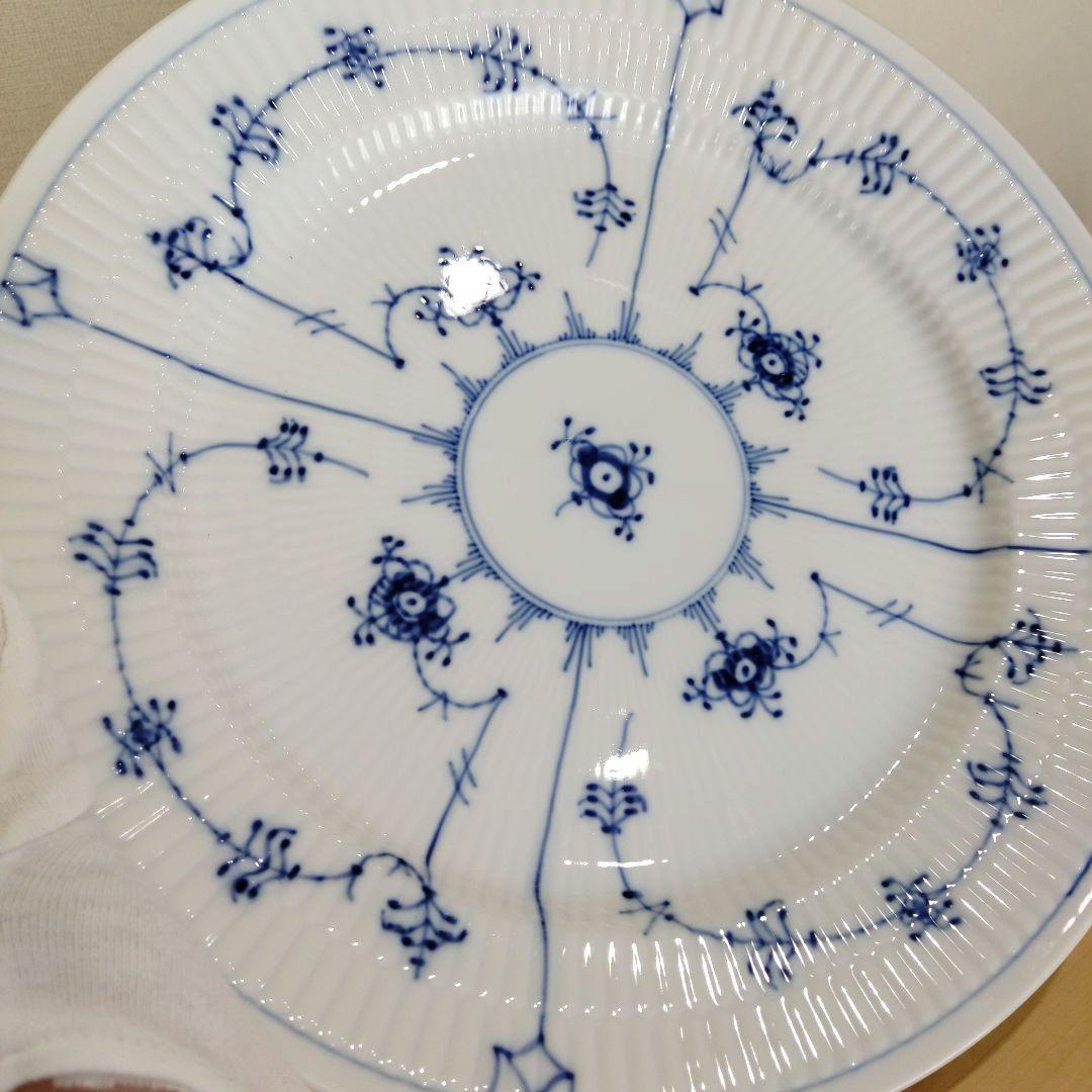 【新品未使用】ロイヤルコペンハーゲン　ブルーフルテッドプレイン　27㎝プレート