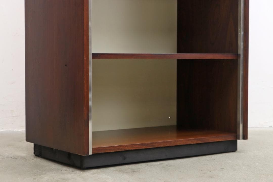 ヴィンテージ ローズウッド シェルフ 本棚 キャビネット 飾り棚 食器棚 1