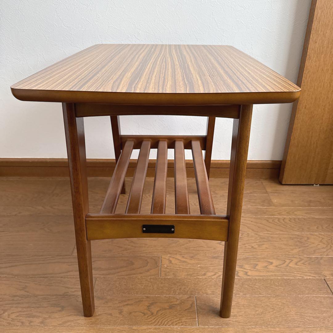 カリモク60　リビングテーブル　小　ウォールナット　サイドテーブル　ローテーブル