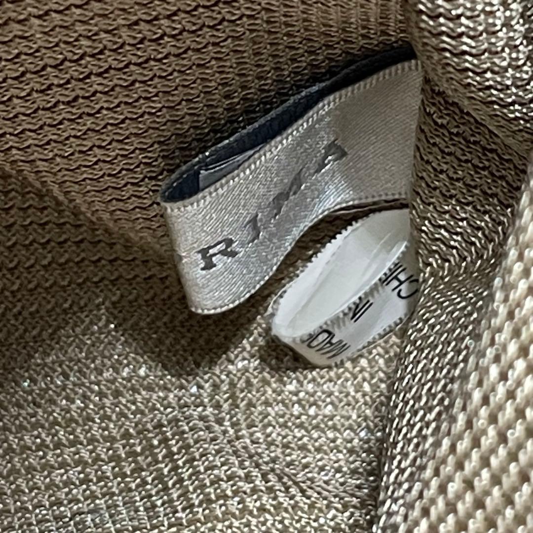 美品 アンテプリマ ルッケットG スモール チェーン　ワイヤーバッグ　編み込み