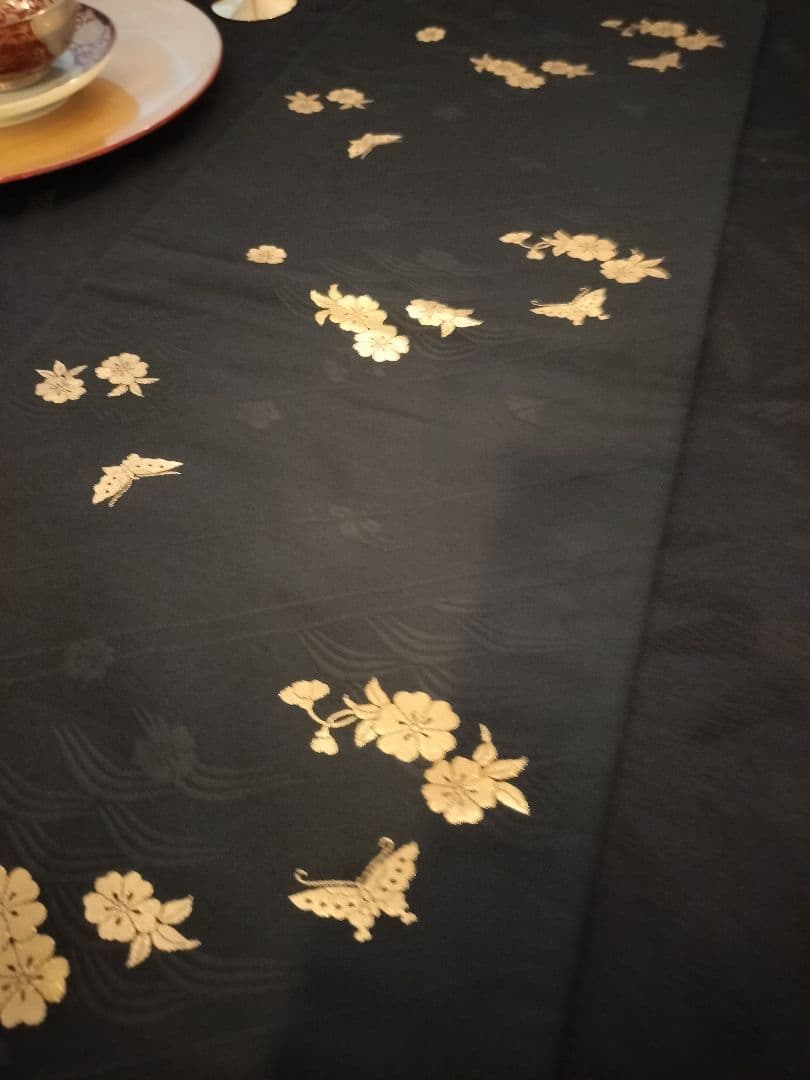 A916★逸品‼️全通帯‼️ひな祭り‼️袋帯正絹テーブルランナー2m13cm