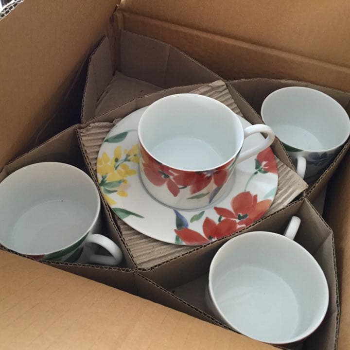 NIKKOニッコー20pc 手描き風花柄 5点×4セット 新品未使用