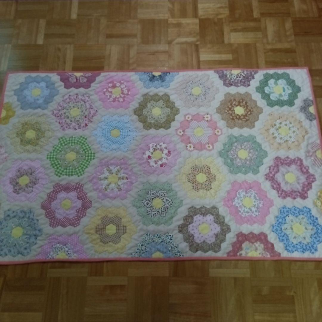 パッチワークキルト　ヘキサゴン