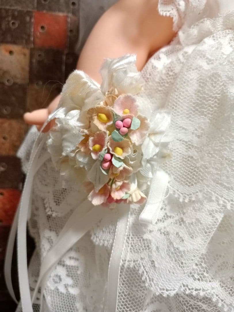 箱付き! 1983年限定 米国製ヴィンテージ 大きなウェディングキューピーペア