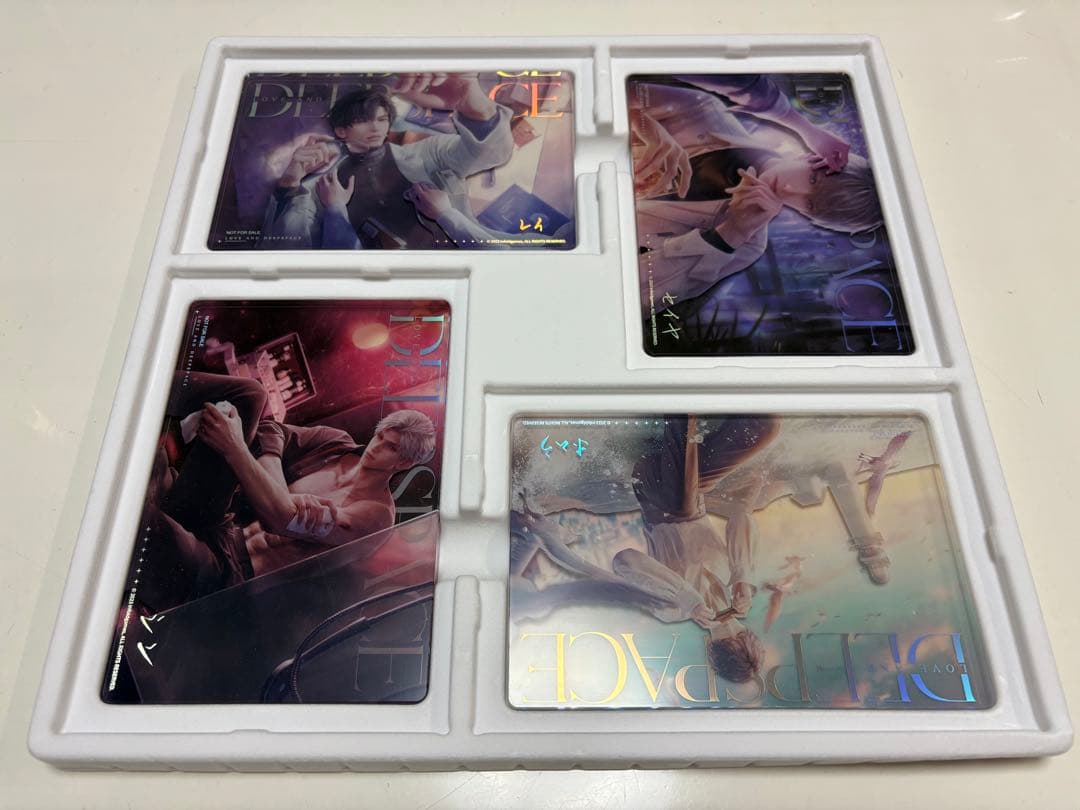 恋と深空 日本語版 VIP 缶バッジ アクリル 手紙 セイヤ レイ ホムラ シン