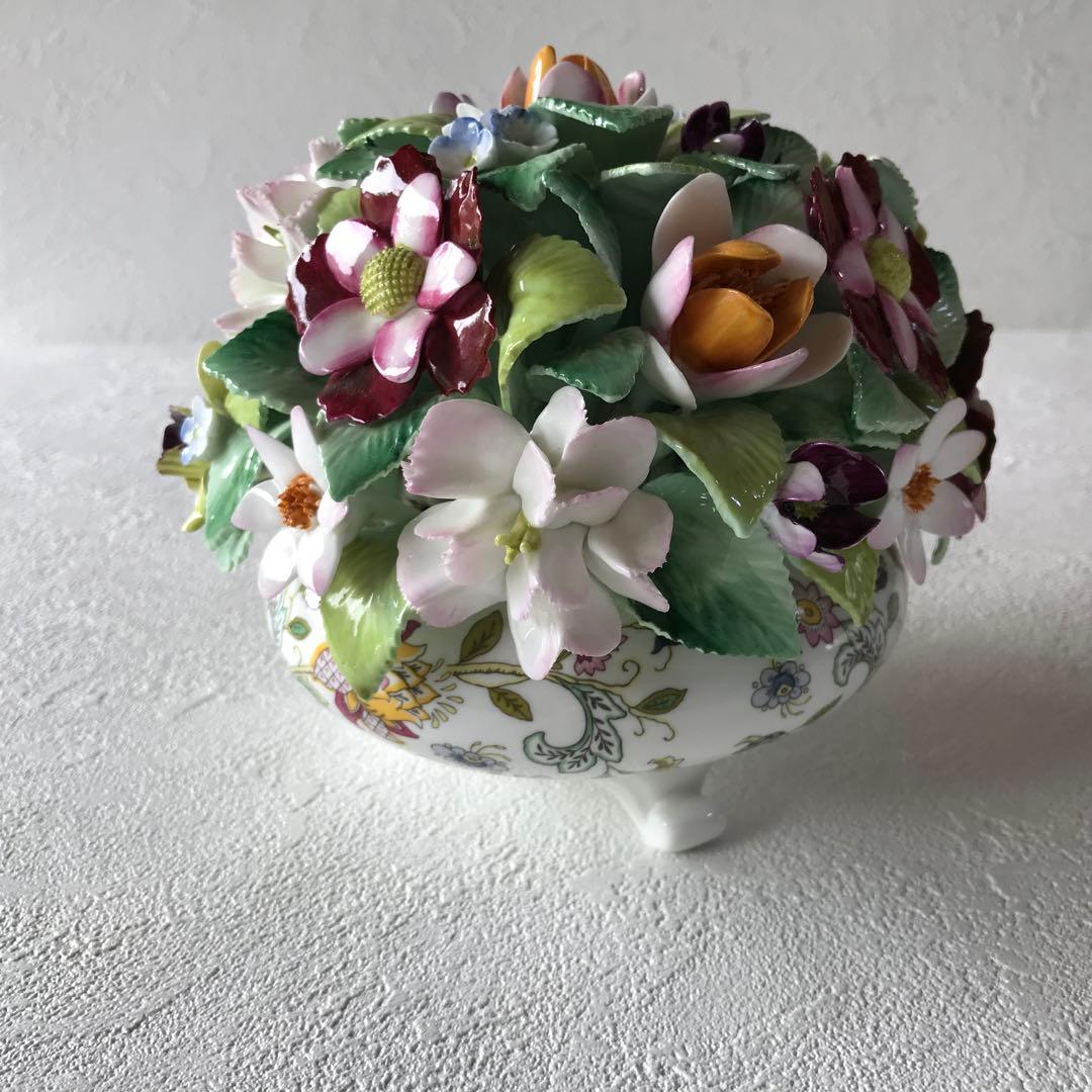 ミントン　 陶器の花　　￼￼