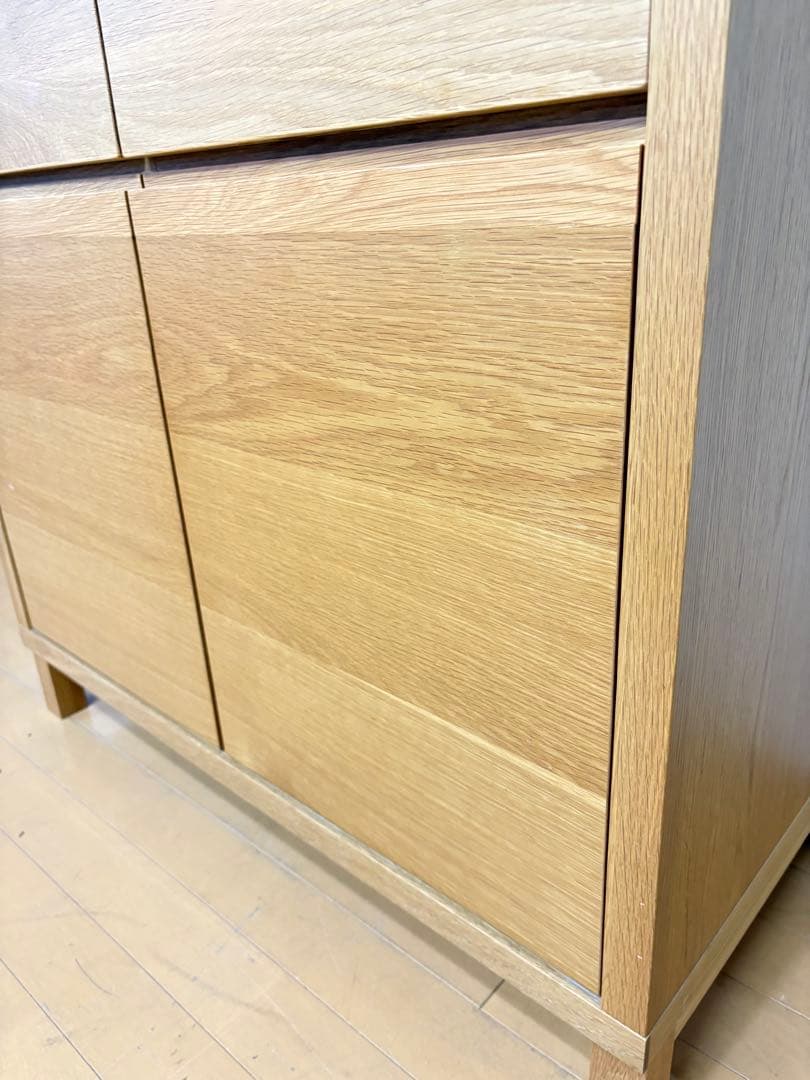 高野木工　CANO カノ　ホワイトオーク　IDC キャビネット　食器棚