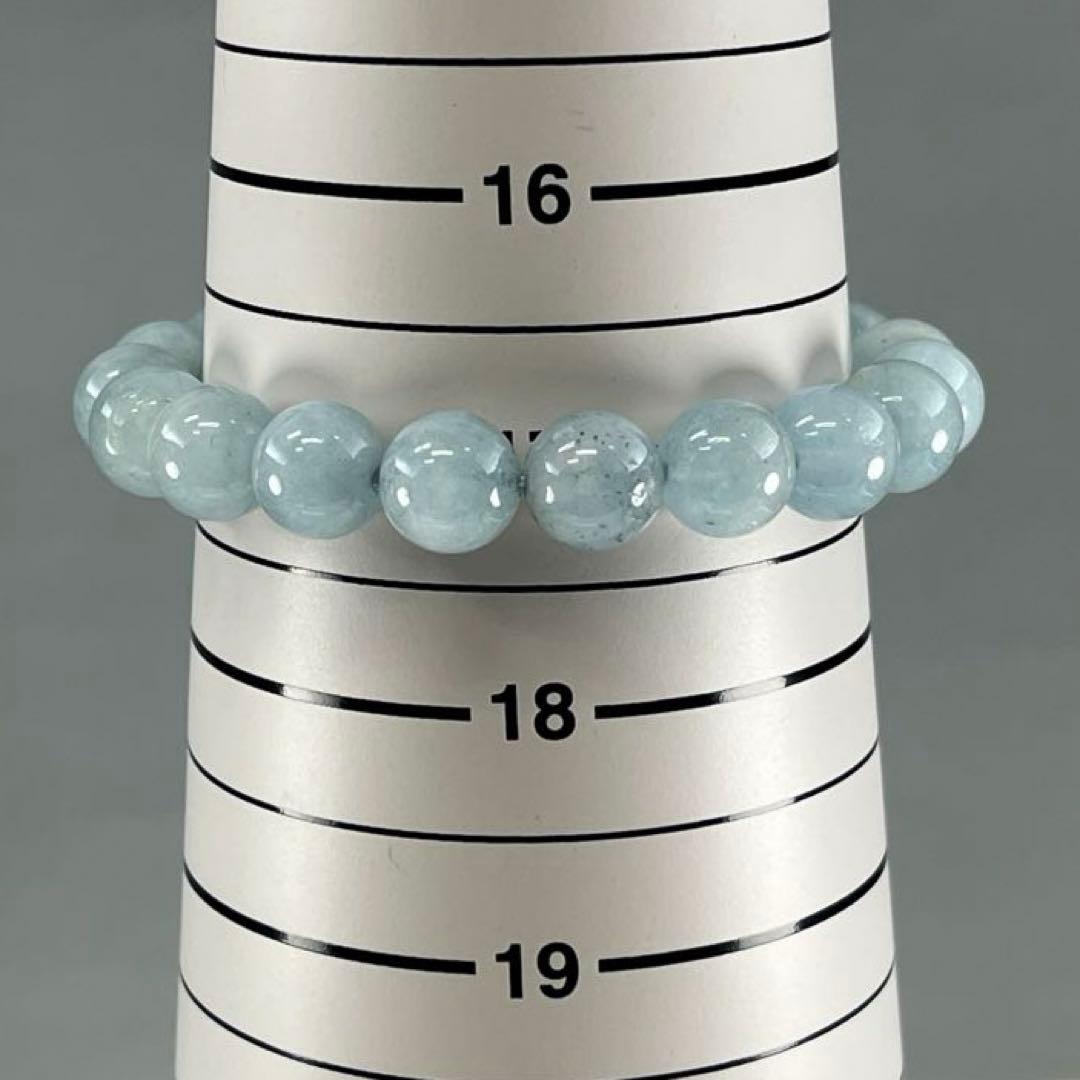 BRY0423☆アクアマリンブレスレット☆高品質　天然石　パワーストーン