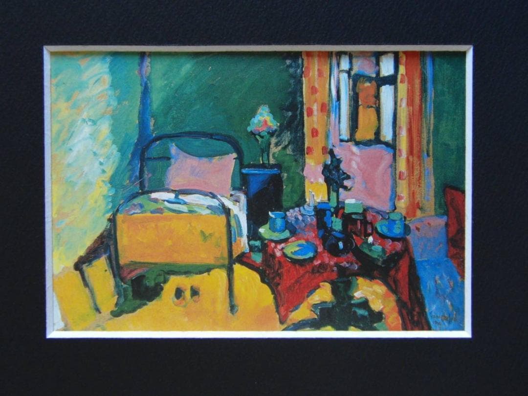 カンディンスキー「アインミラー通り36の寝室」、希少画集画