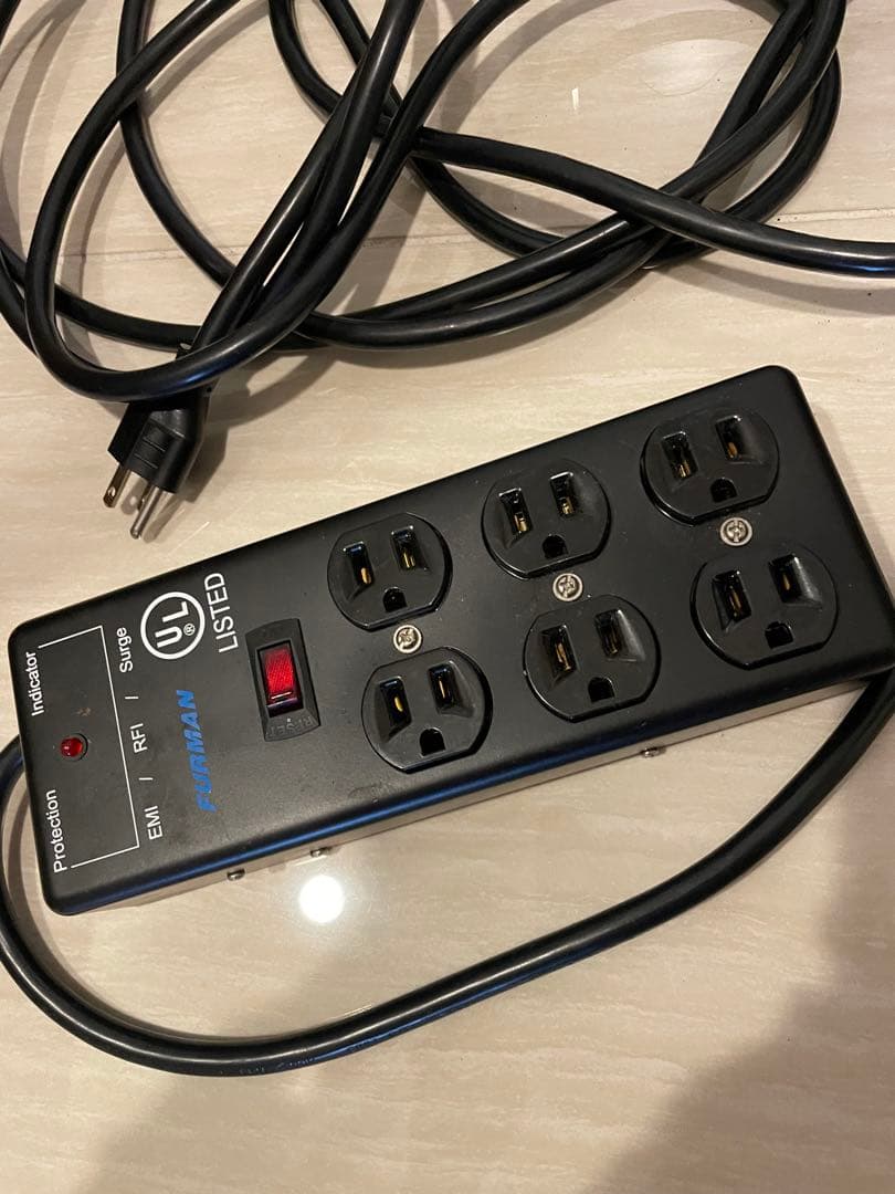 電源タップ FURMAN SS-6B スタジオ、ホームユース