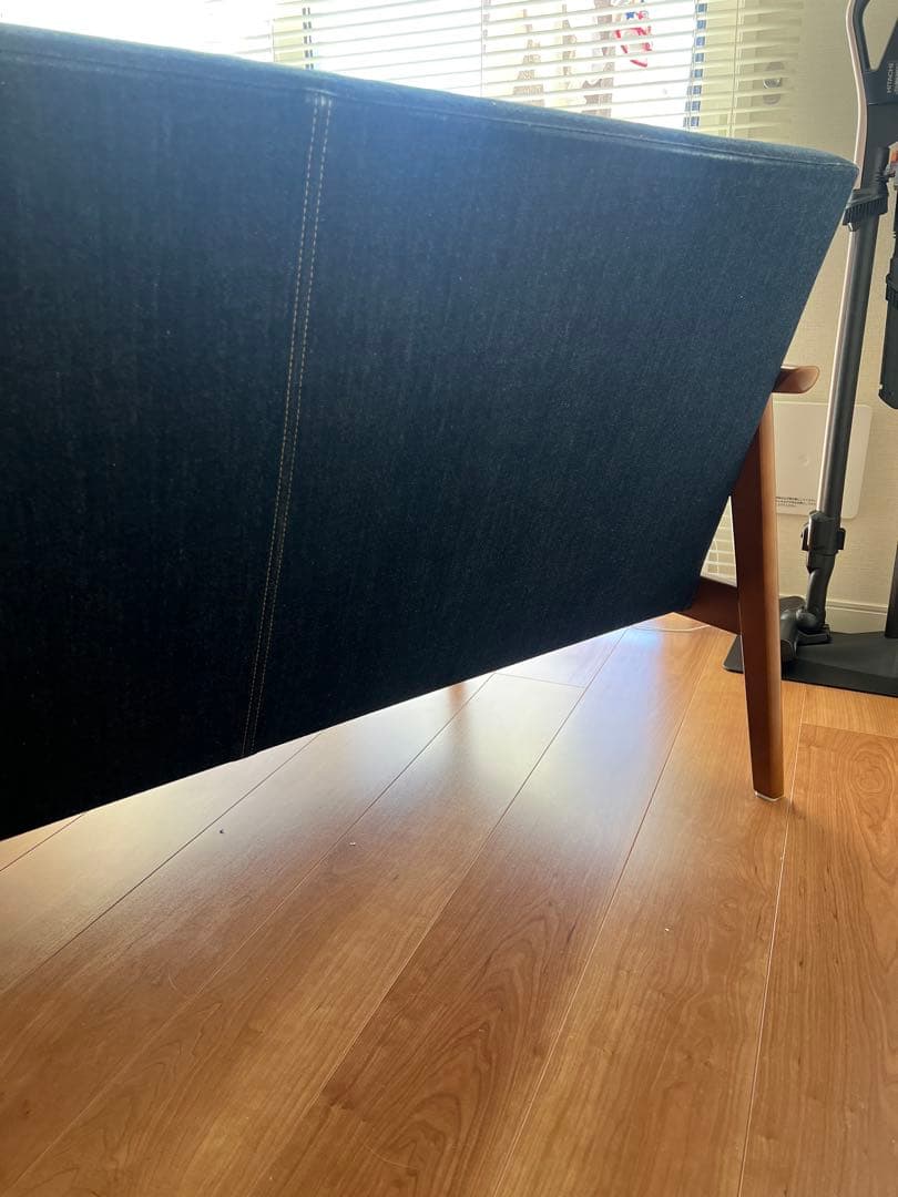 【100台 限定生産】カリモク60 カイハラデニム Kチェア2人掛け　ソファ