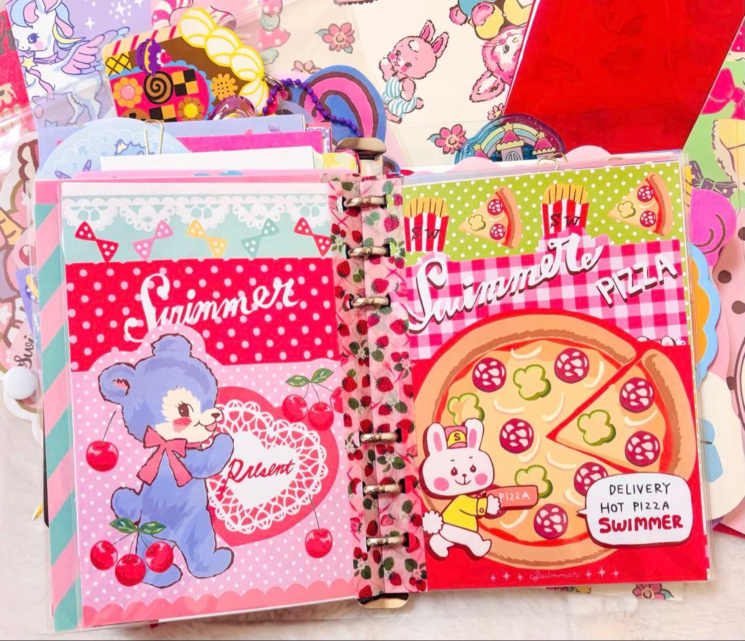 おすそ分けファイル　バイブルバインダー　大大大容量　スイマー