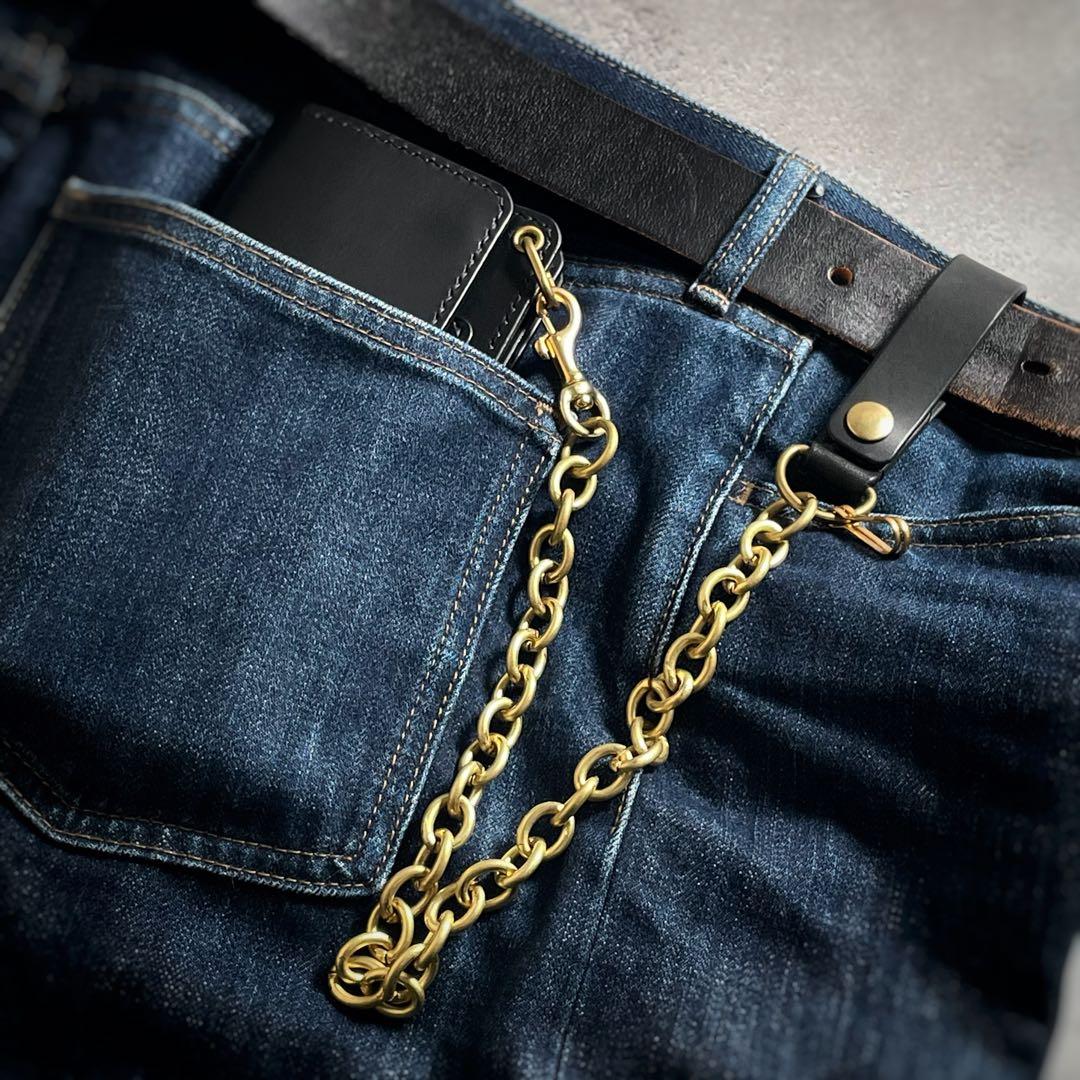 ロングトラッカーウォレット CORE カスタム CRUST ブラック シニュー