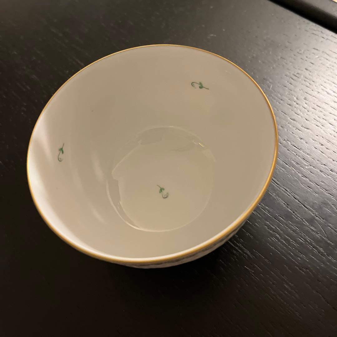 ヘレンド アポニーグリーン スラップボウル 12cm