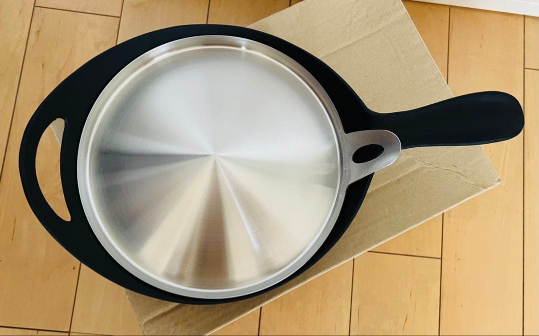 南部鉄器　鋳鉄製 片手鍋 OIGENオリジナルステンレス蓋付き　未使用品