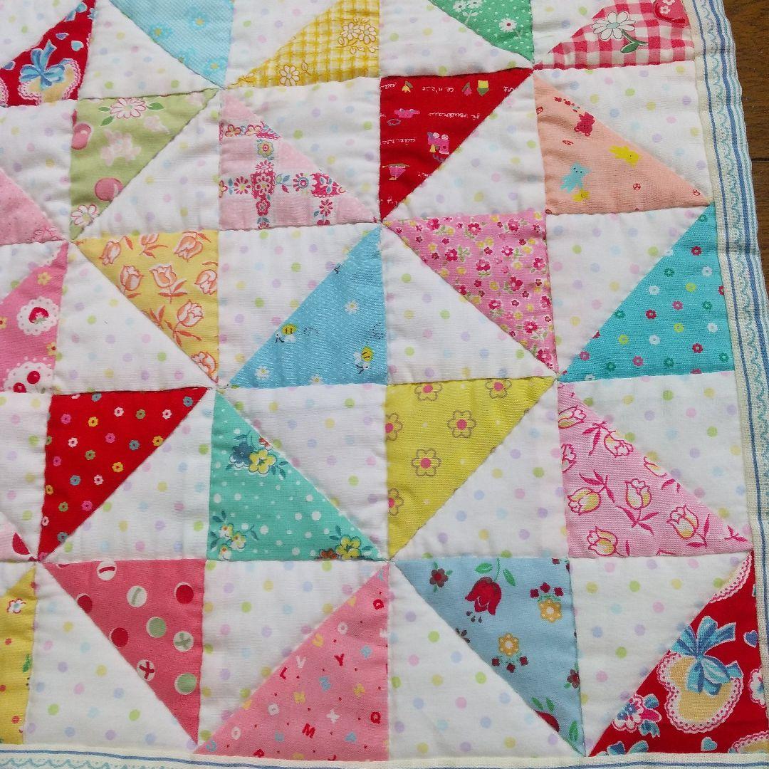 パッチワークキルト(松山敦子さんの布）