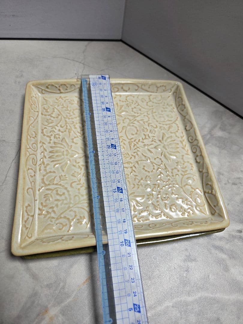 翠窯（SUIYO）　スクエアプレート　2枚