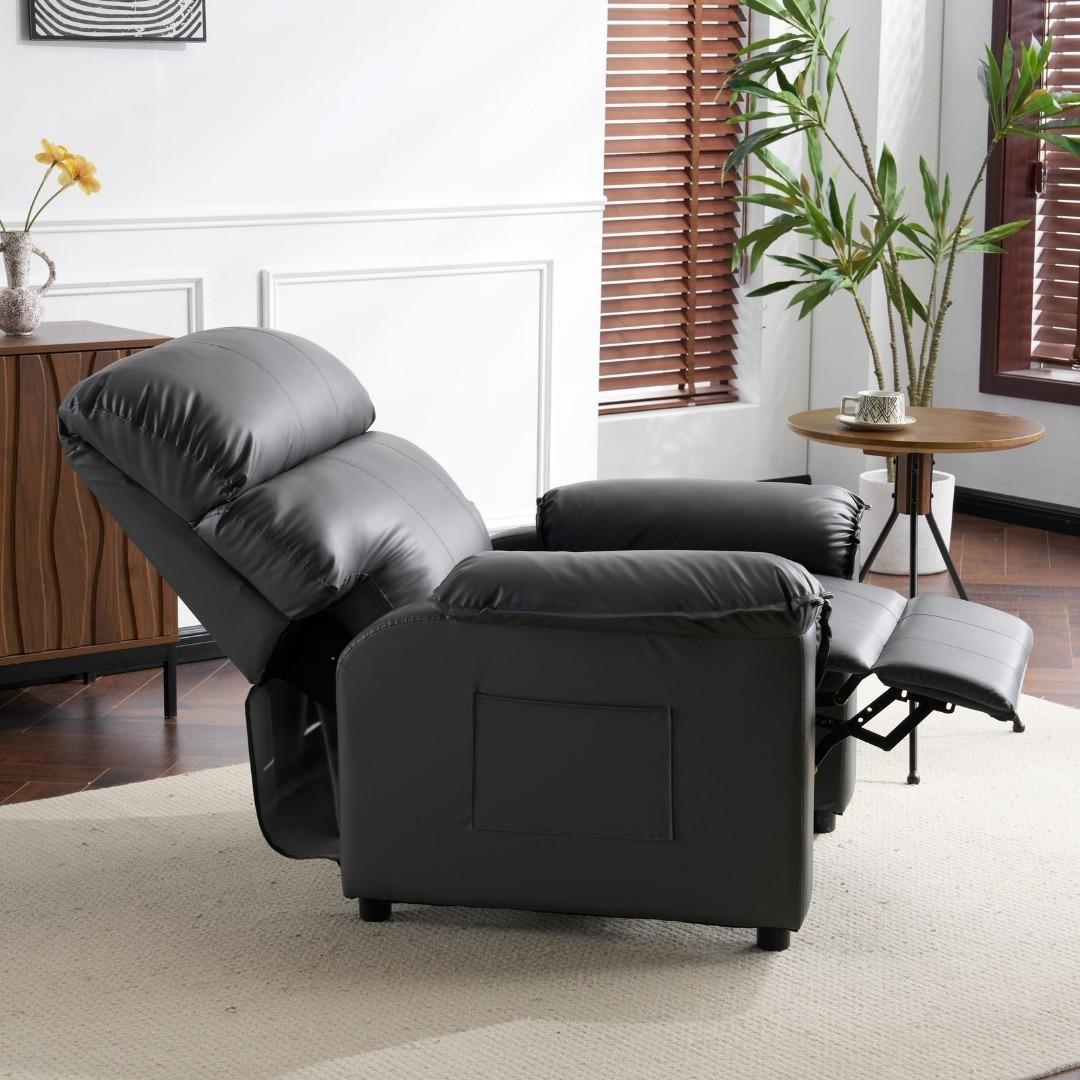 リクライニングソファー ソファー 1人掛け ゲーミングチェア PU 165度調節