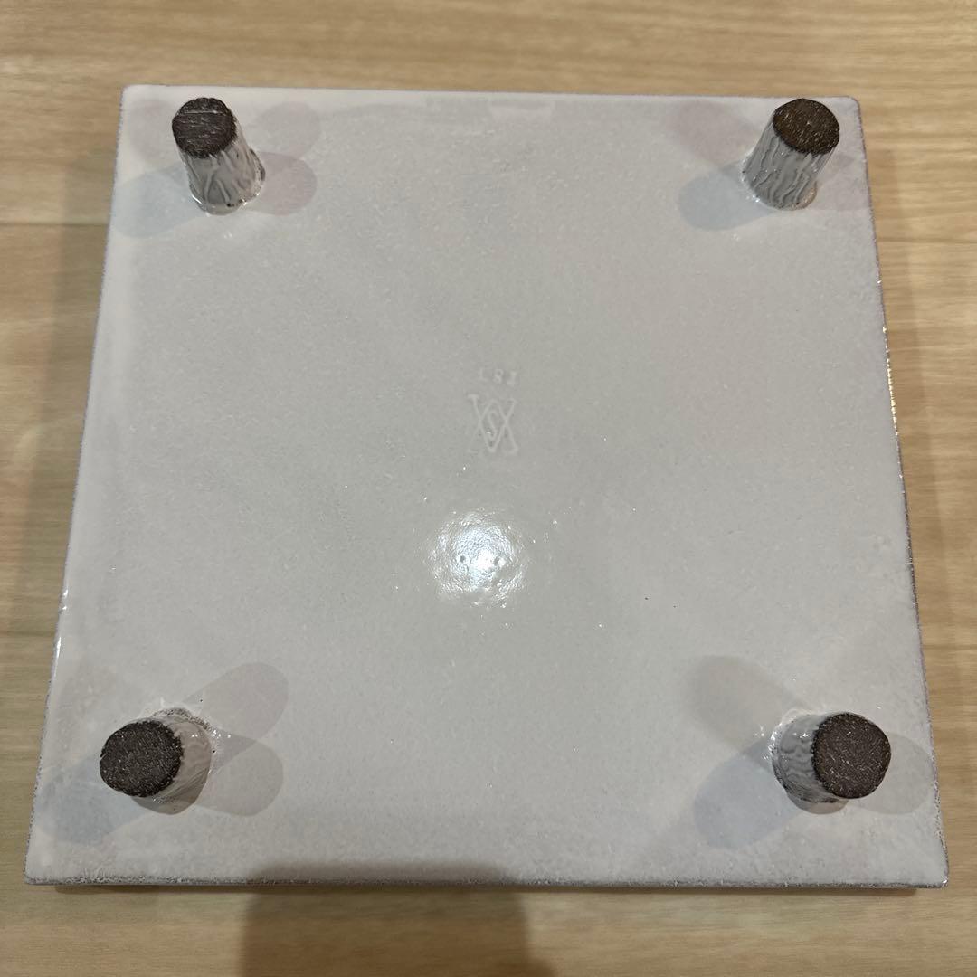 Astier de villatte アスティエ スクエアプラッター27cm