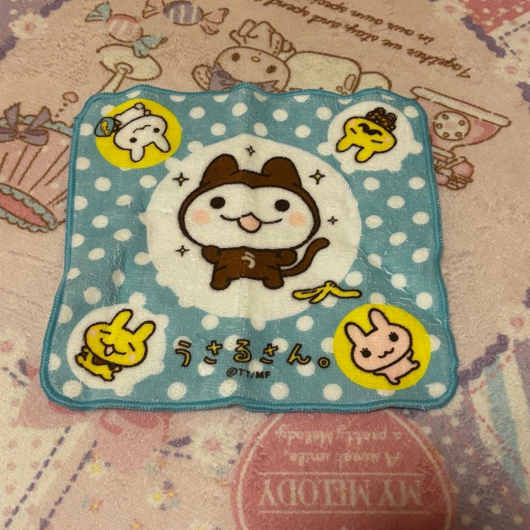 うさるさん 巾着ショルダー タオル ハンカチ フォトアルバム 平成レトロ