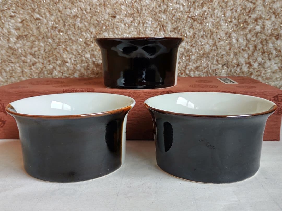 九谷焼　山水　特選小鉢3個セット　新品▪未使用