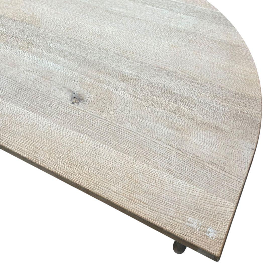 飛騨産業 森のことば 半円形 リビングテーブル　150×100cm