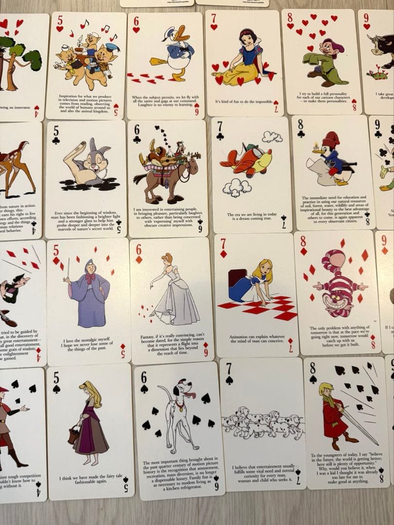 ディズニーストア25周年記念 非売品トランプ コンプリート