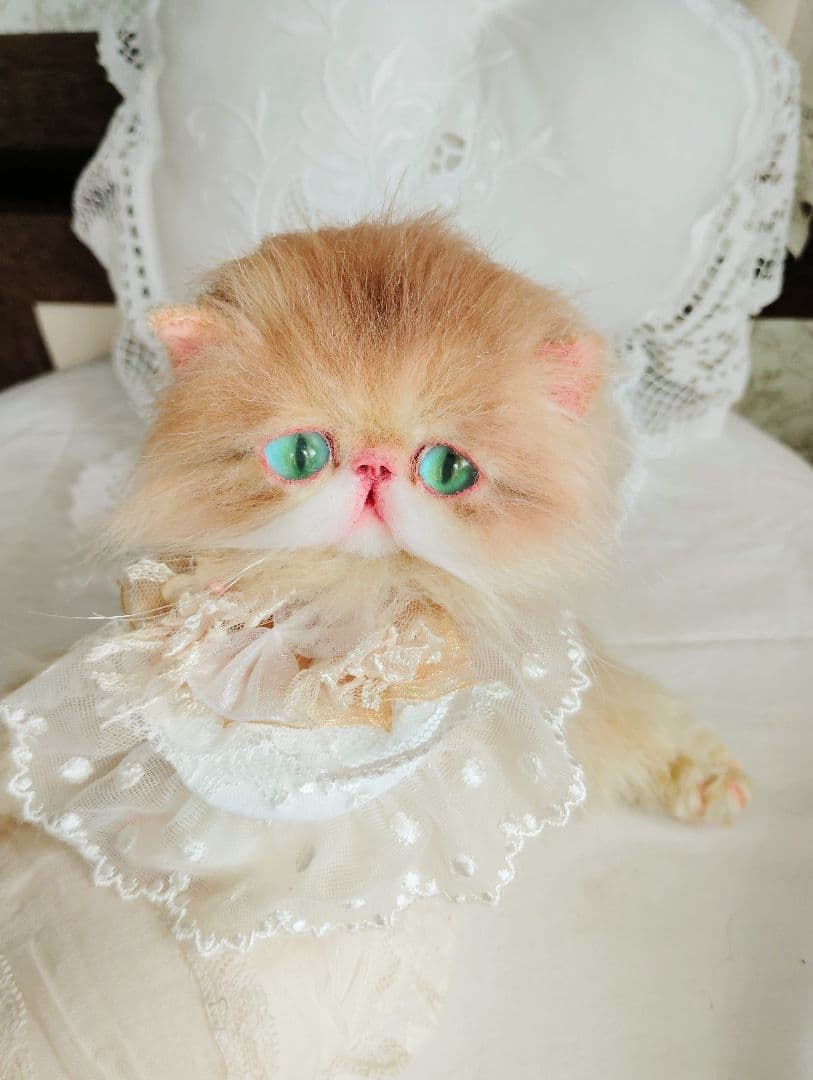 家族募集❤子猫のフワワちゃん♡アートドール♡ぬいぐるみ♡
