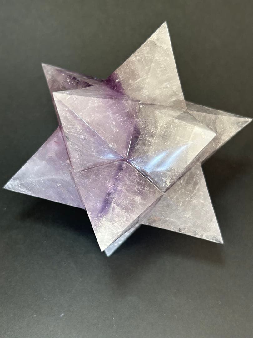 アメジスト　五芒星　約10cm