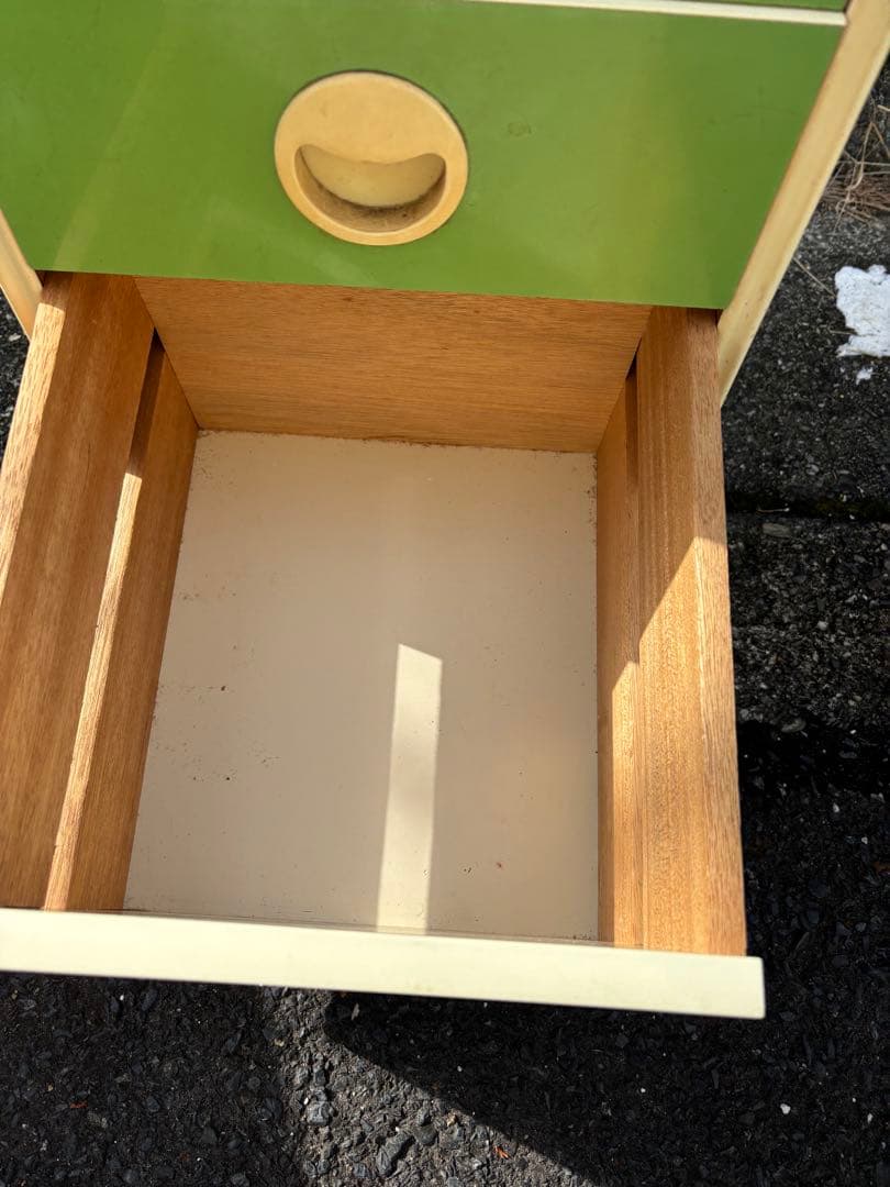 昭和レトロ レトロポップ 収納 チェスト 5段 箪笥 引き出し 送料込